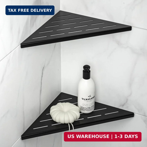 Corner shower shelf 2pcs - 10'',